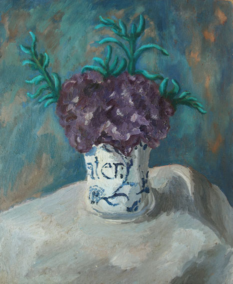 Violettes au vase Pater © ADIN